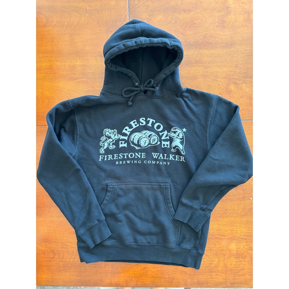 Firestone Walker Brewing Company Hoodie Black Unisex Small Brewed In California